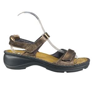 NAOT Women’s Papaya Metallic Brown Slingback Sandal Size 36 US 5